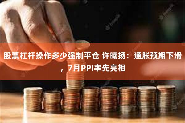 股票杠杆操作多少强制平仓 许曦扬：通胀预期下滑，7月PPI率先亮相