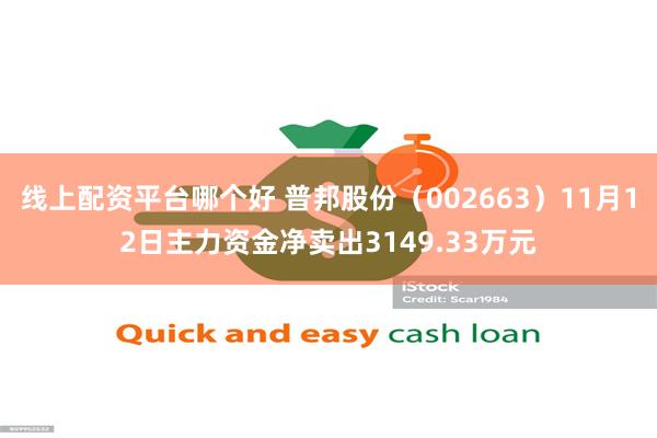 线上配资平台哪个好 普邦股份（002663）11月12日主力资金净卖出3149.33万元