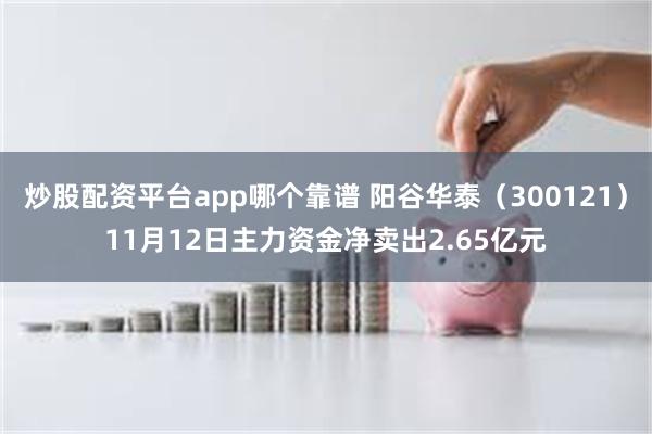 炒股配资平台app哪个靠谱 阳谷华泰（300121）11月12日主力资金净卖出2.65亿元