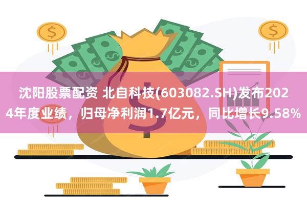 沈阳股票配资 北自科技(603082.SH)发布2024年度业绩，归母净利润1.7亿元，同比增长9.58%