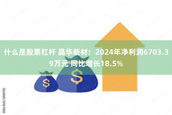 什么是股票杠杆 晶华新材：2024年净利润6703.39万元 同比增长18.5%
