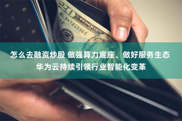 怎么去融资炒股 做强算力底座、做好服务生态 华为云持续引领行业智能化变革